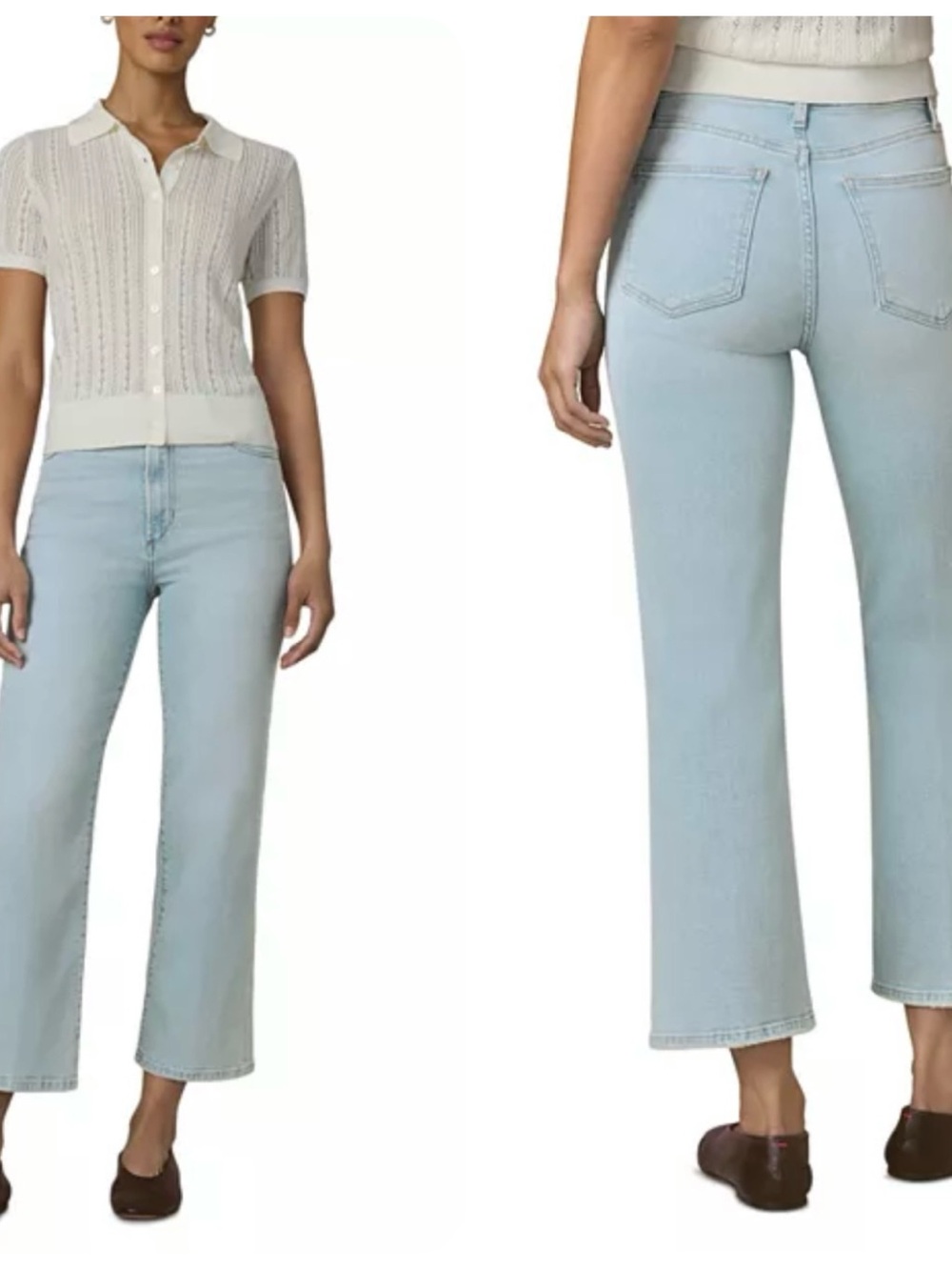 Joe's Jeans Women’s 32 Lunetta The Blake Cropped Wide Leg High Rise LIKE NEW!